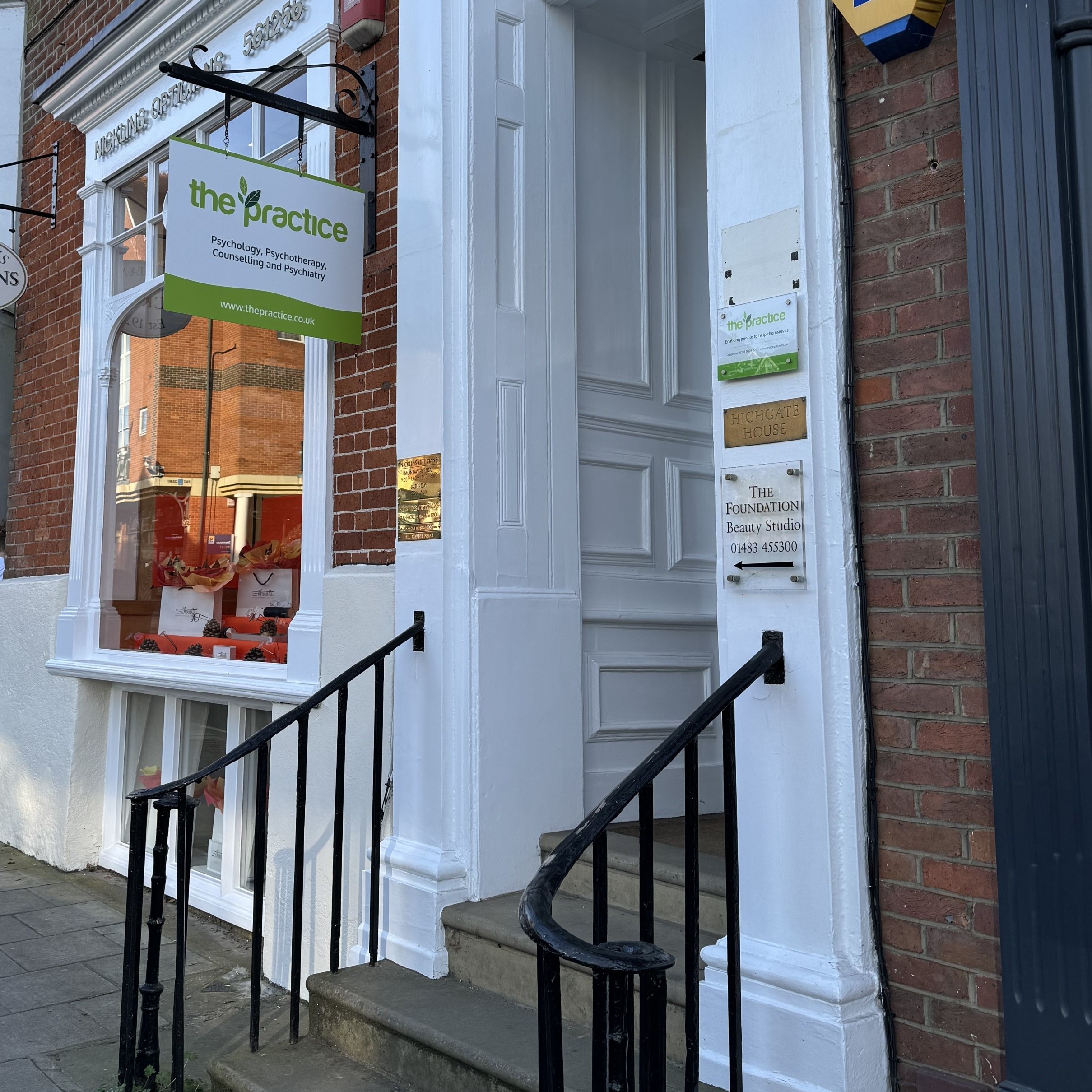 Outside view The Practice Guildford